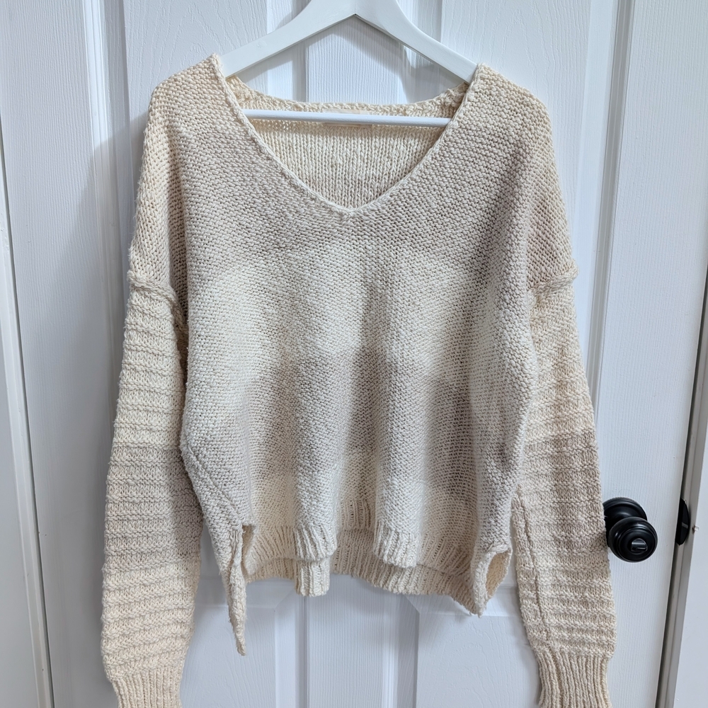 By Together Boho Oversized Knit Sweater